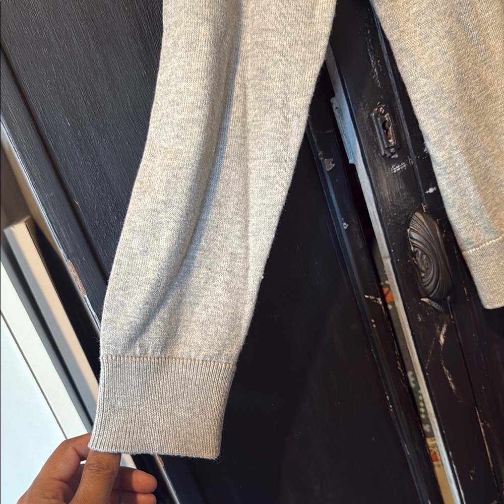 Ralph Lauren Gray Cardigan Sweater Classic Knit - Picture 7 of 15